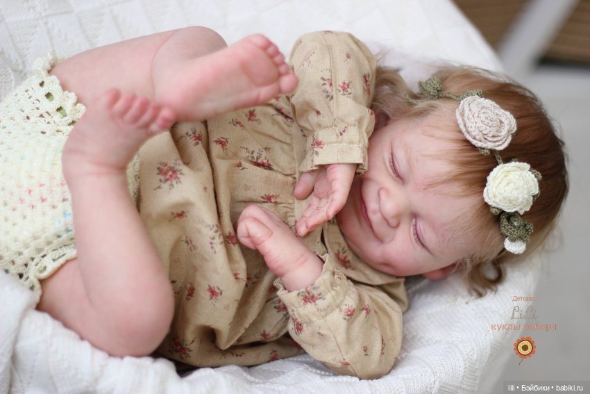 Малышка реборн Cecilia, скульптор Bonnie Sieben