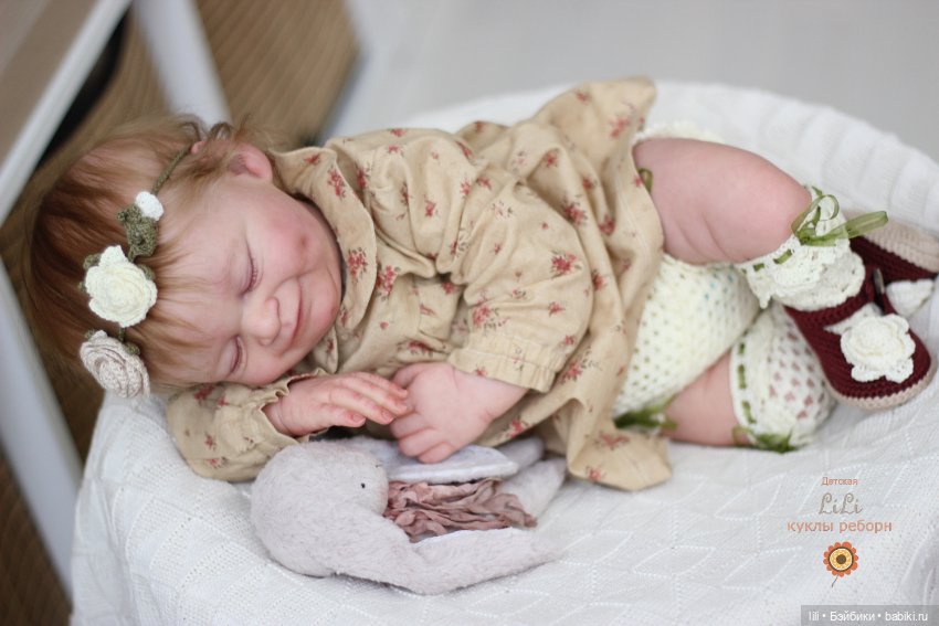 Малышка реборн Cecilia, скульптор Bonnie Sieben (фото 6)