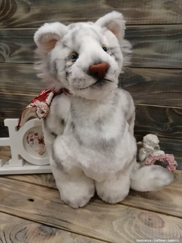 White tiger — Авторские мишки Тедди и друзья: фото