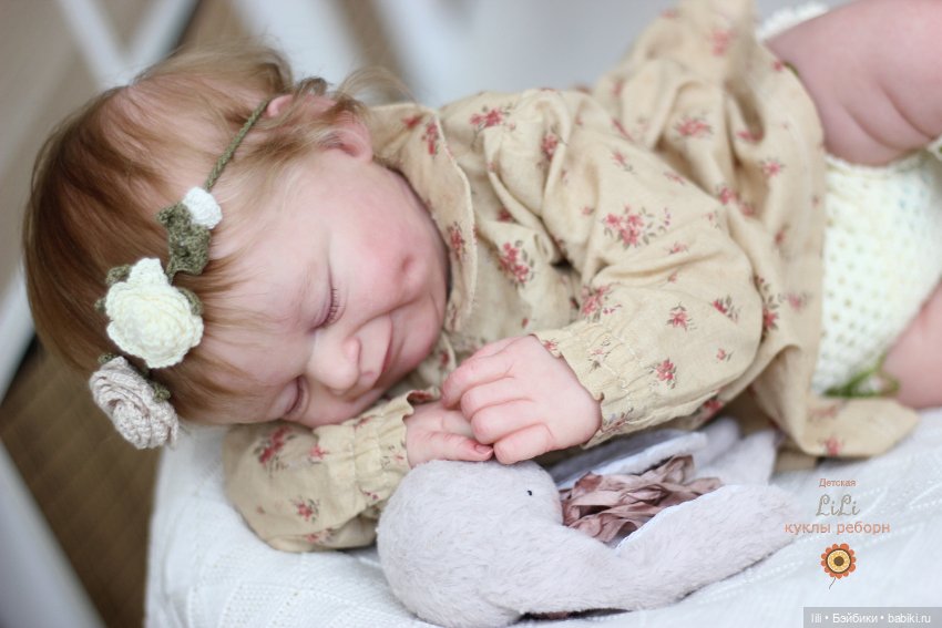 Малышка реборн Cecilia, скульптор Bonnie Sieben (фото 3)