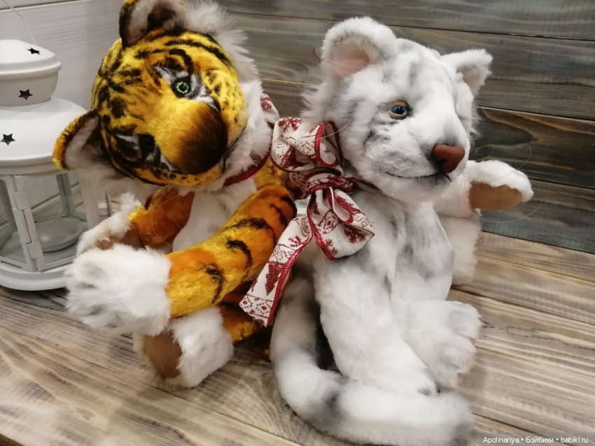 White tiger — Авторские мишки Тедди и друзья: фото
