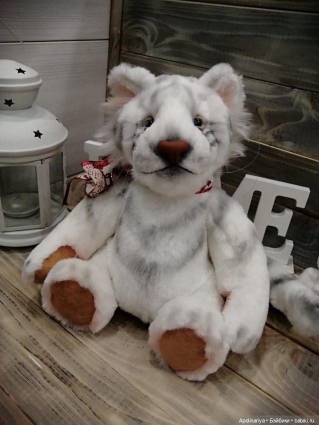 White tiger — Авторские мишки Тедди и друзья: фото