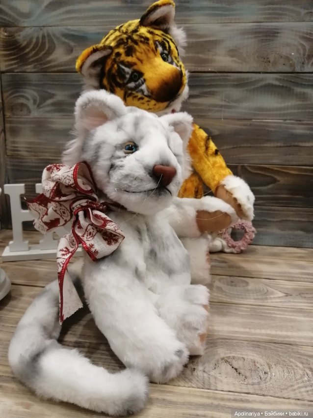 White tiger — Авторские мишки Тедди и друзья: фото