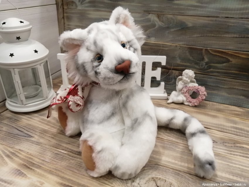 White tiger — Авторские мишки Тедди и друзья: фото (фото 4)