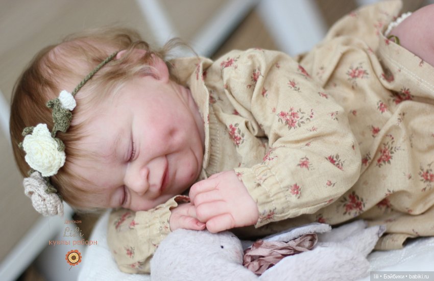 Малышка реборн Cecilia, скульптор Bonnie Sieben (фото 4)