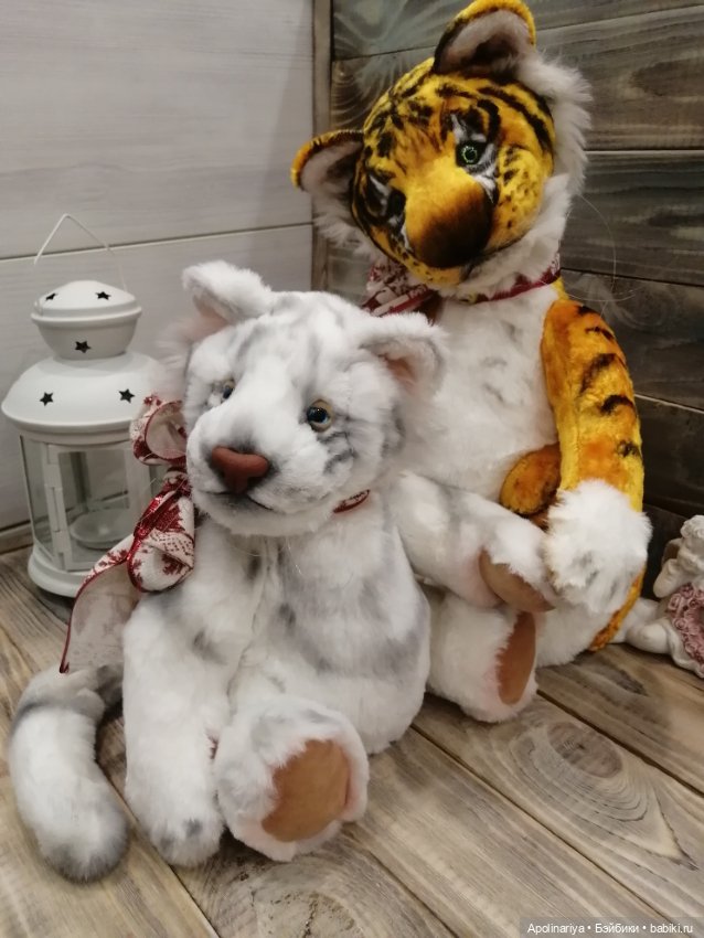White tiger — Авторские мишки Тедди и друзья: фото