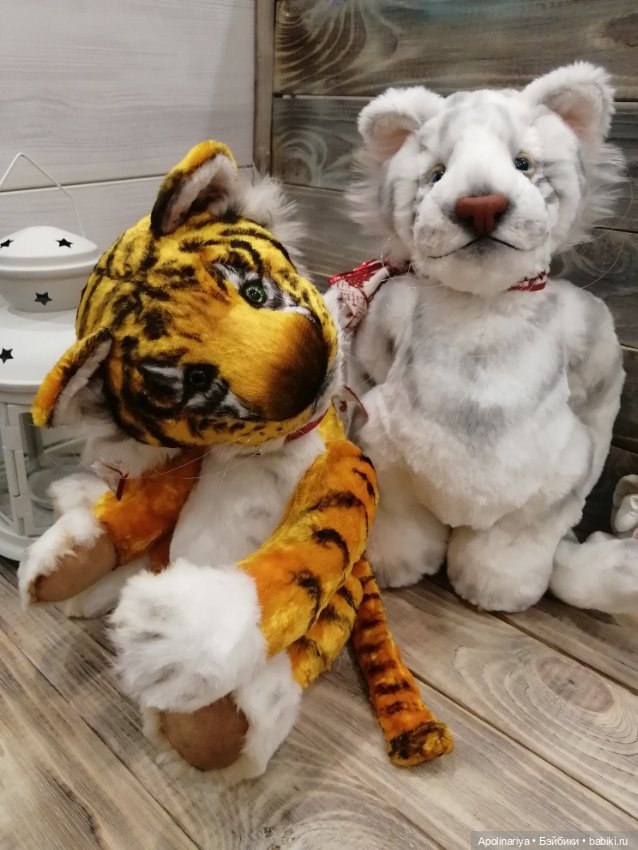 White tiger — Авторские мишки Тедди и друзья: фото