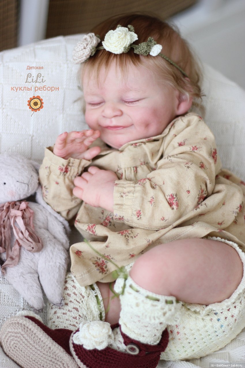 Малышка реборн Cecilia, скульптор Bonnie Sieben (фото 9)