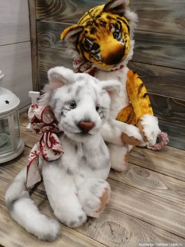 White tiger — Авторские мишки Тедди и друзья: фото