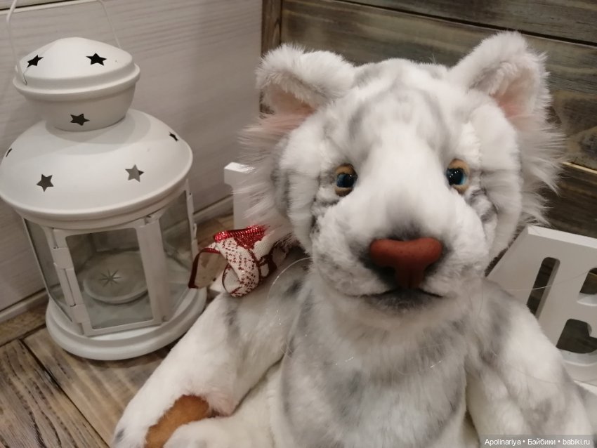 White tiger — Авторские мишки Тедди и друзья: фото (фото 3)