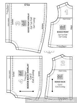 Bluette or Bitty Bethany Victorian Dress (фото 4)