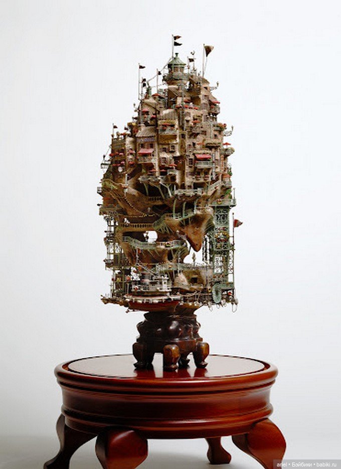 Миниатюрные миры японского скульптора Таканори Аиба (фото 8)