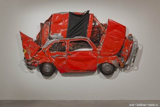 Раздавленные автомобили от автора Рон Арад (Ron Arad) (фото 2)