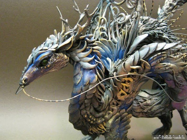 Скульптуры сказочных существ Ellen June