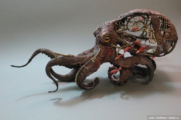 Скульптуры сказочных существ Ellen June