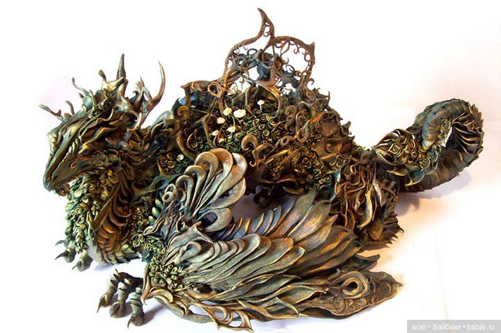 Скульптуры сказочных существ Ellen June