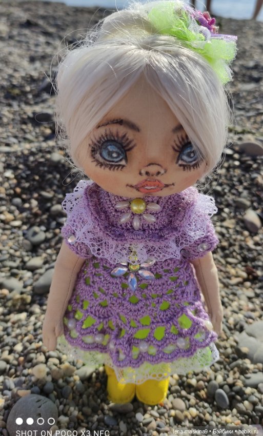 Глаша и Мишка — Авторские игрушки из разных материалов: синельная проволока