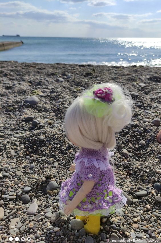 Глаша и Мишка — Авторские игрушки из разных материалов: синельная проволока (фото 5)