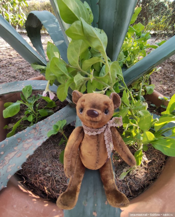 Глаша и Мишка — Авторские игрушки из разных материалов: синельная проволока