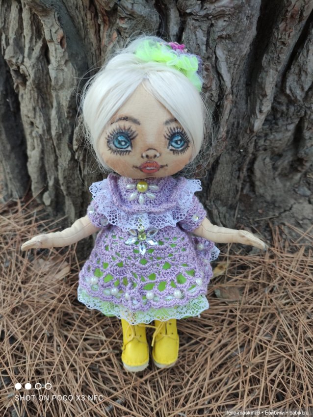 Глаша и Мишка — Авторские игрушки из разных материалов: синельная проволока (фото 8)