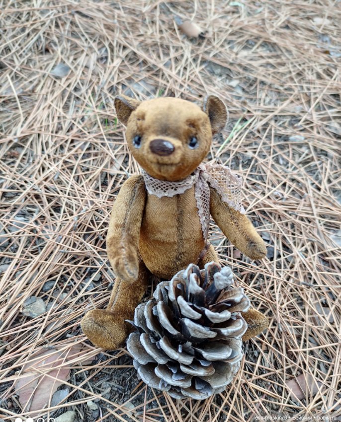 Глаша и Мишка — Авторские игрушки из разных материалов: синельная проволока