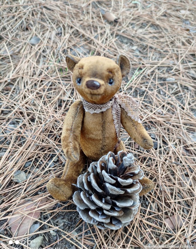 Глаша и Мишка — Авторские игрушки из разных материалов: синельная проволока