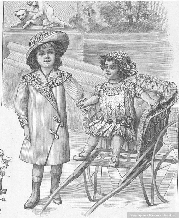 Детская мода 1910е из журналов "Модный курьер" и "Вестник моды" Часть 1