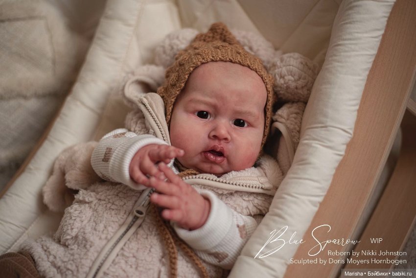 Blue Sparrow от Doris Moyers Hornbogen, автор прототипа Nikki Johnston (фото 6)