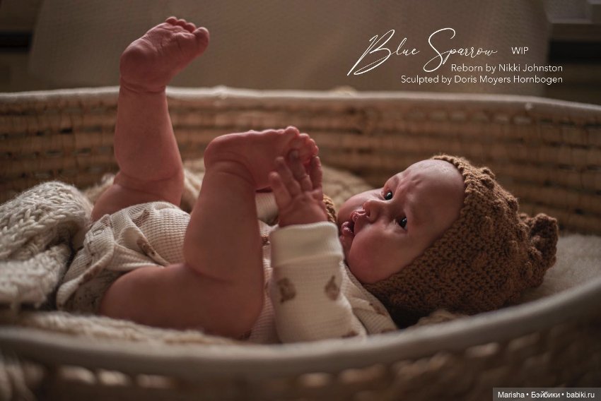 Blue Sparrow от Doris Moyers Hornbogen, автор прототипа Nikki Johnston (фото 3)