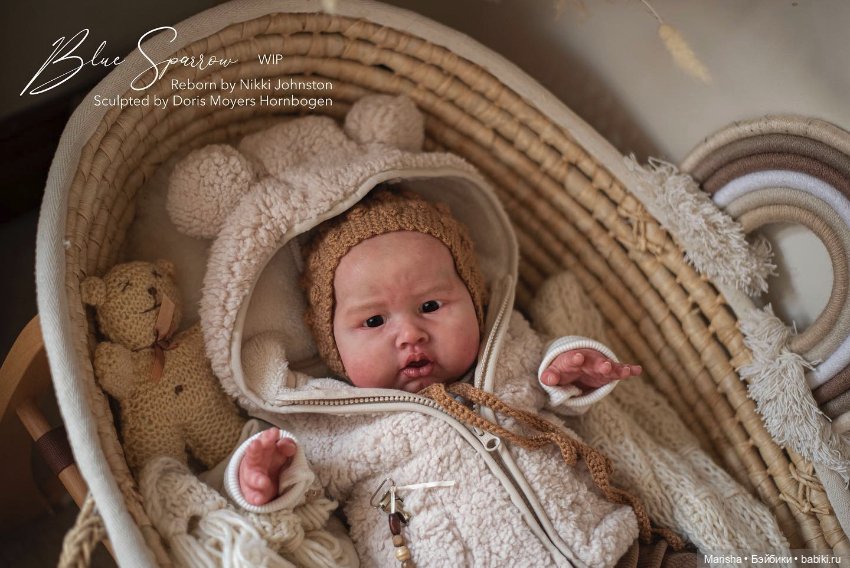 Blue Sparrow от Doris Moyers Hornbogen, автор прототипа Nikki Johnston (фото 7)