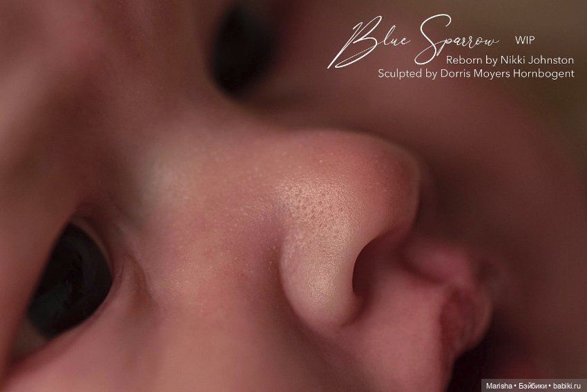 Blue Sparrow от Doris Moyers Hornbogen, автор прототипа Nikki Johnston (фото 4)