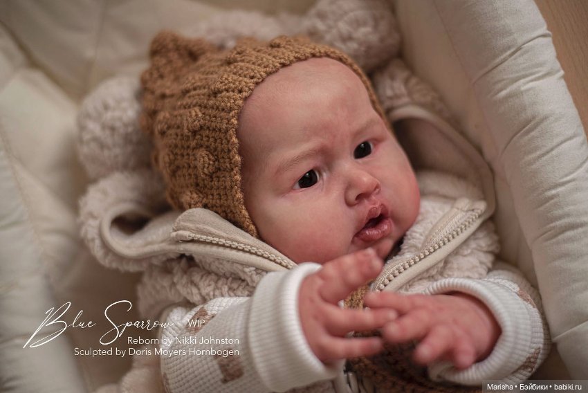 Blue Sparrow от Doris Moyers Hornbogen, автор прототипа Nikki Johnston (фото 9)