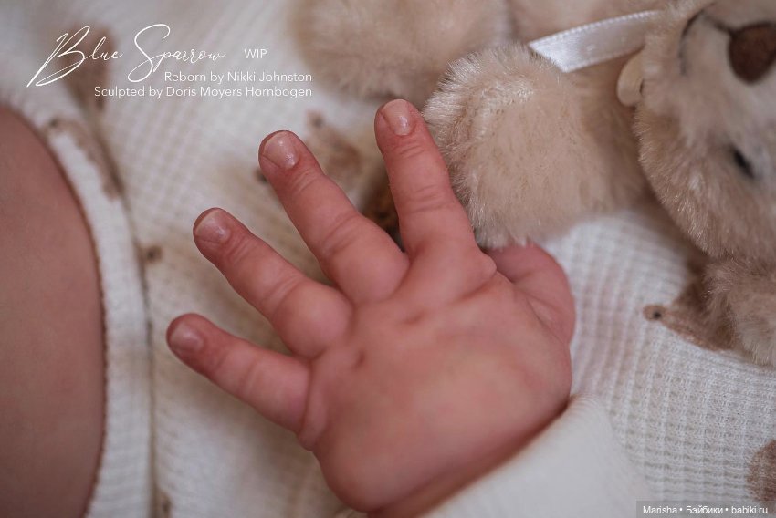 Blue Sparrow от Doris Moyers Hornbogen, автор прототипа Nikki Johnston (фото 2)