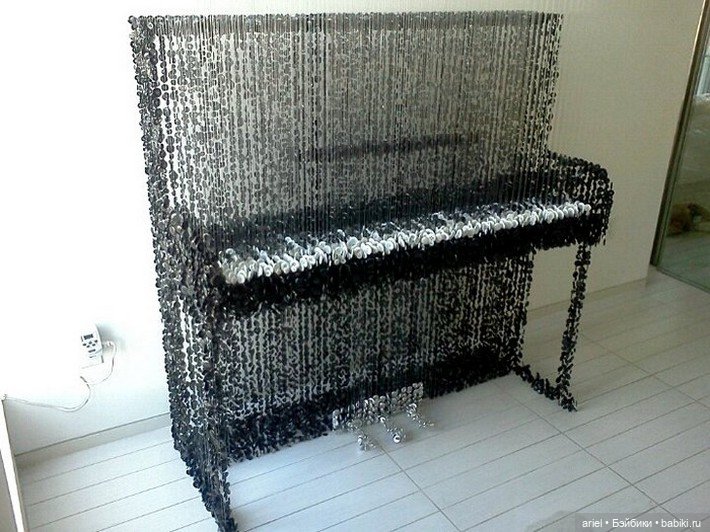 Инсталяции из пуговиц от Augusto Esquivel (фото 4)