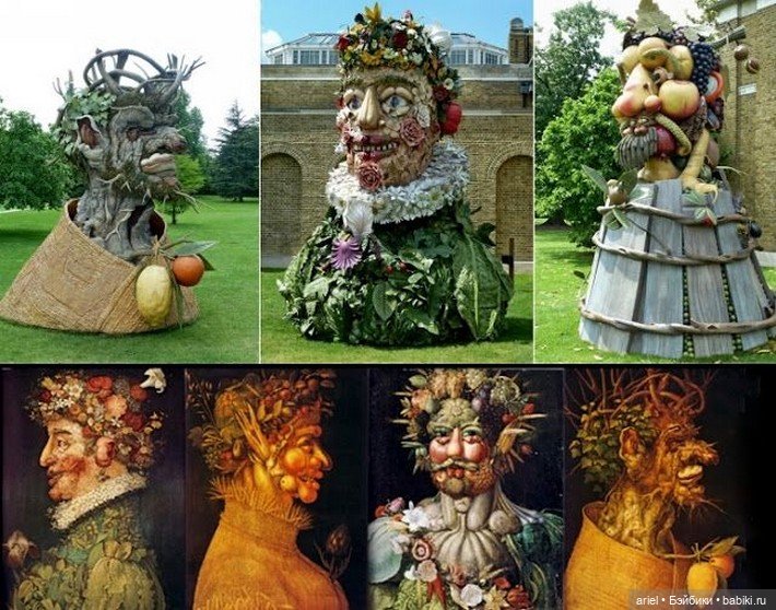 Скульптура времена года. The four Seasons Arcimboldo. Скульптуры Филипа Хааса. Филип Хаас скульптура времена года.