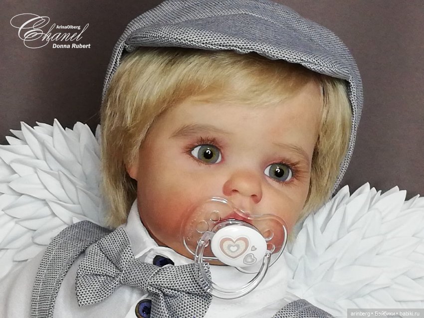 Мальчик ангелочек (молд Shanel by Donna Rubert)
