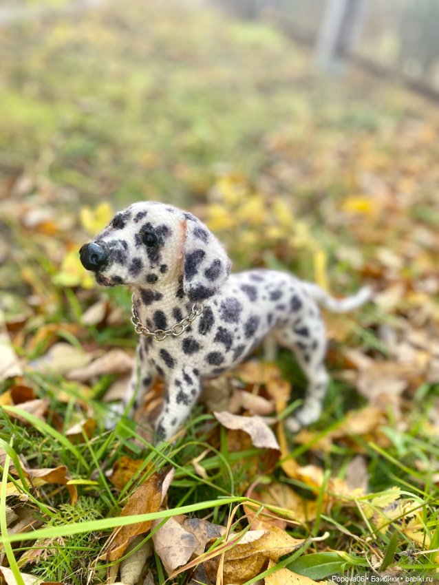 Далматинец Оскар — Вязаные игрушки и амигуруми: крючком