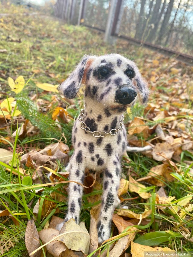 Далматинец Оскар — Вязаные игрушки и амигуруми: крючком