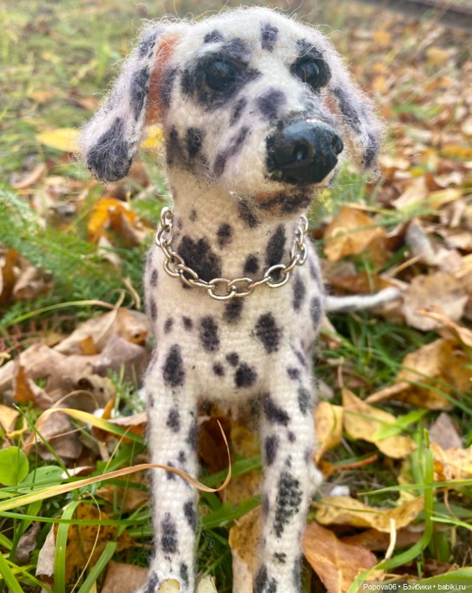 Далматинец Оскар — Вязаные игрушки и амигуруми: крючком