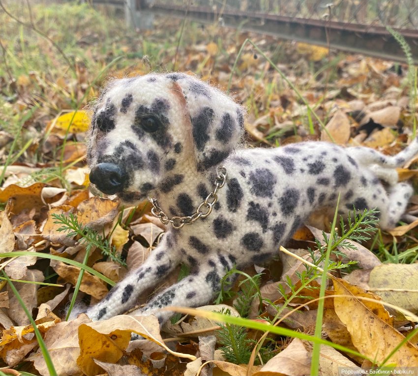 Далматинец Оскар — Вязаные игрушки и амигуруми: крючком