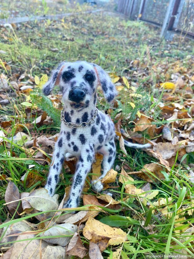 Далматинец Оскар — Вязаные игрушки и амигуруми: крючком