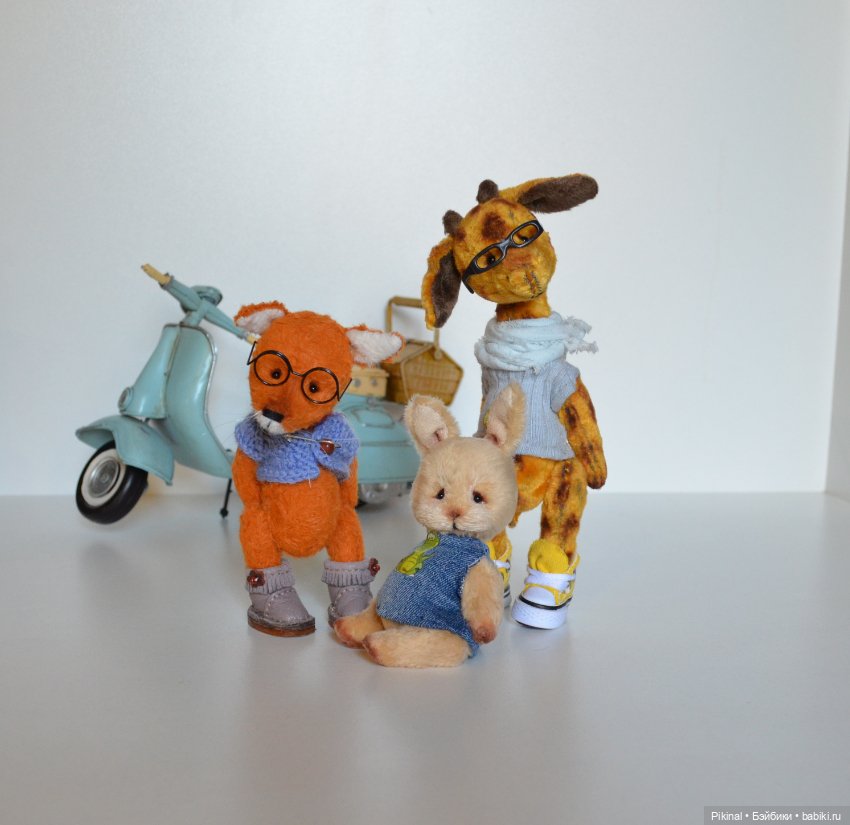 Настроение осень — Авторские мишки Тедди и друзья: фото