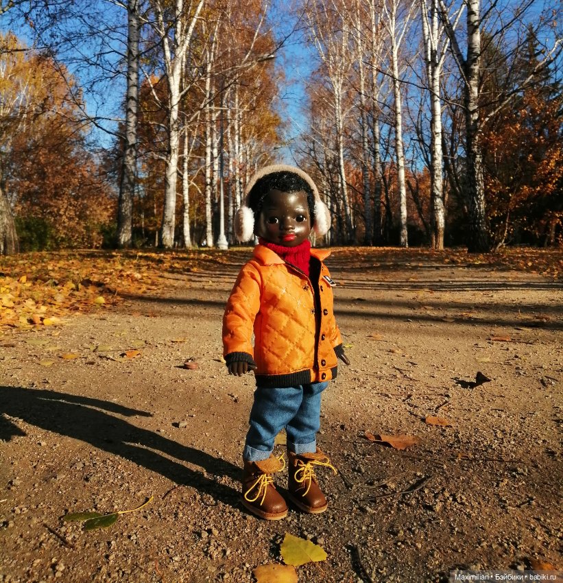 Осенний привет от Максимки! Негритенок СССР