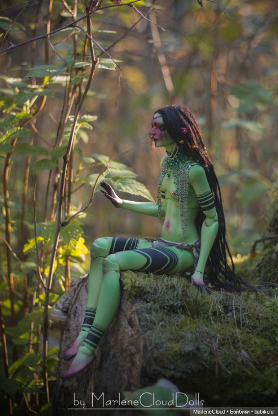 Дриада — Авторские шарнирные куклы своими руками: лепка