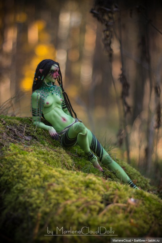 Дриада — Авторские шарнирные куклы своими руками: лепка (фото 8)