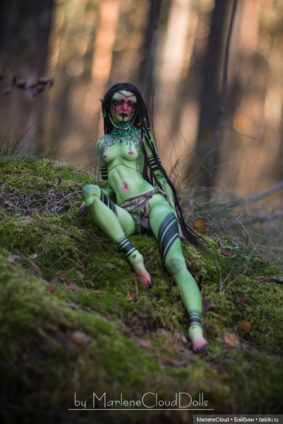 Дриада — Авторские шарнирные куклы своими руками: лепка (фото 7)