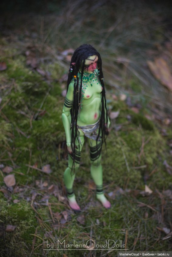 Дриада — Авторские шарнирные куклы своими руками: лепка (фото 3)