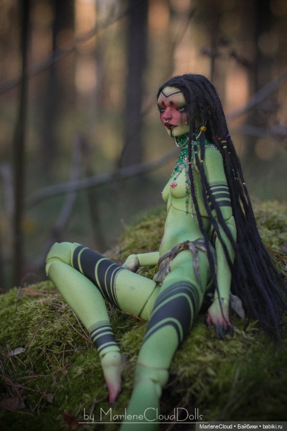 Дриада — Авторские шарнирные куклы своими руками: лепка