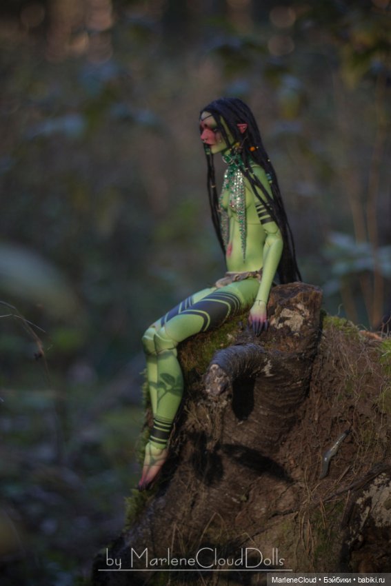 Дриада — Авторские шарнирные куклы своими руками: лепка