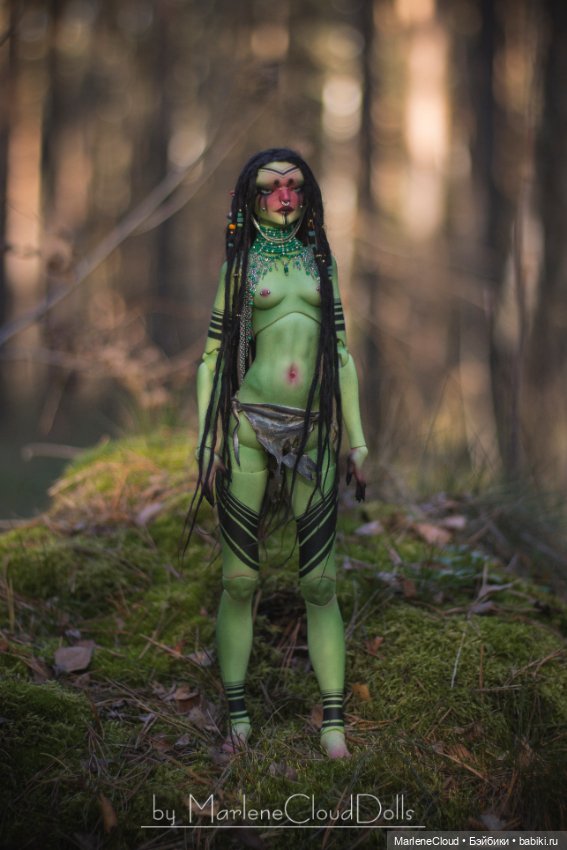 Дриада — Авторские шарнирные куклы своими руками: лепка